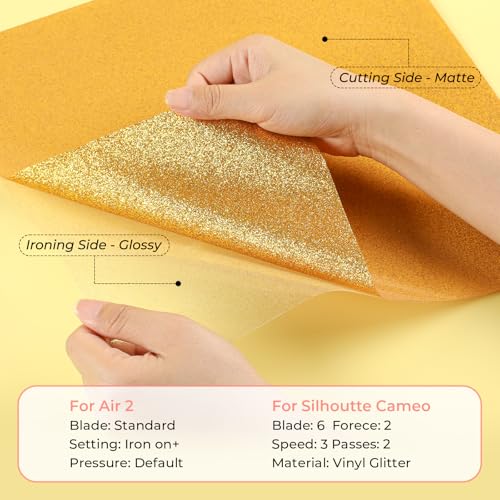 Glitter HTV Heat Transfer Vinyl