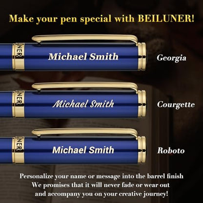 Blue Personalized Fountain Pen