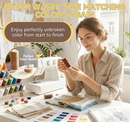 95pcs Sewing Thread Bobbins Kit