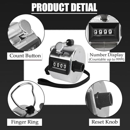 Metal Hand Tally Clicker Counter