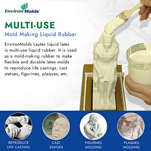 EnvironMolds Liquid Latex Mold Making Rubber