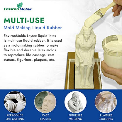 EnvironMolds Liquid Latex Mold Making Rubber