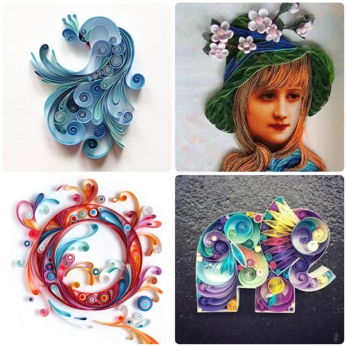 19 Piece Beginner Paper Quilling Tool Kit for 2D and 3D Paper Art