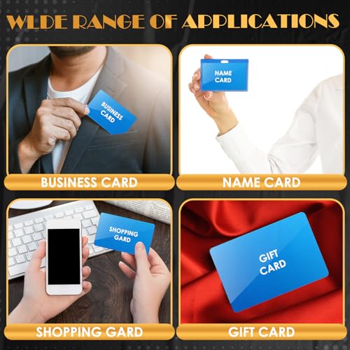 100 Pcs Metal Business Cards Aluminum Laser Engraving Blanks