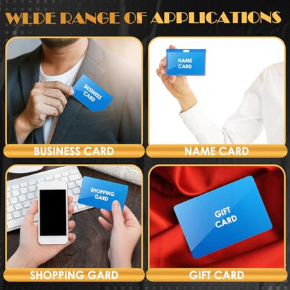 100 Pcs Metal Business Cards Aluminum Laser Engraving Blanks