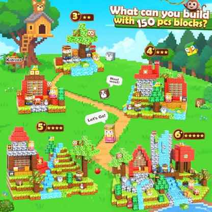 150PCS Magnetic Blocks (150 Count)