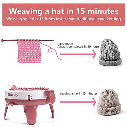 40 Needles Knitting Machine
