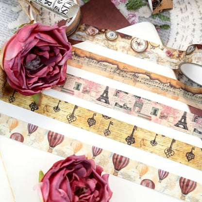 Vintage Washi Tape Set (16 Count)