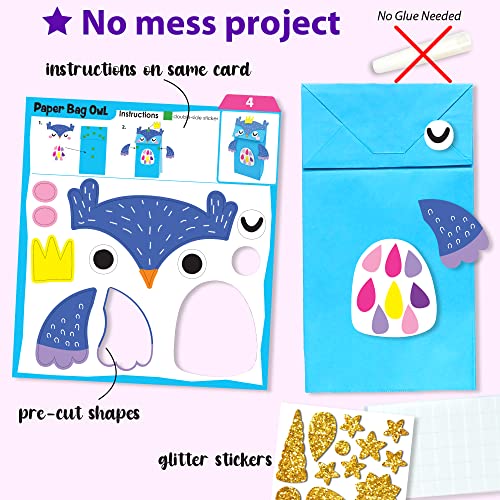 Unicorn & Bunny Beginner Paper Craft Kit for Girls Age 3+