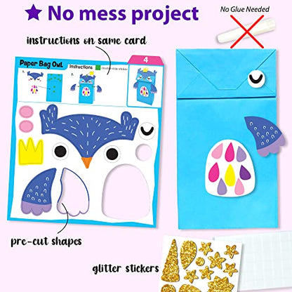 Unicorn & Bunny Beginner Paper Craft Kit for Girls Age 3+