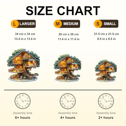 Wooden Puzzles for Adults (195 Count)