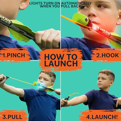 Light Up Foam Rocket Toys for Kids