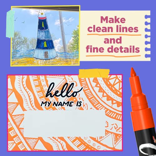 Extra Fine Tip Chalk Markers for Blackboard