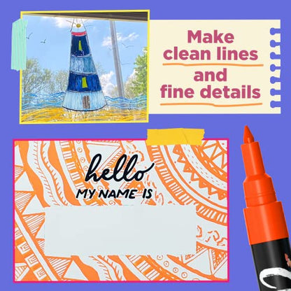 Extra Fine Tip Chalk Markers for Blackboard