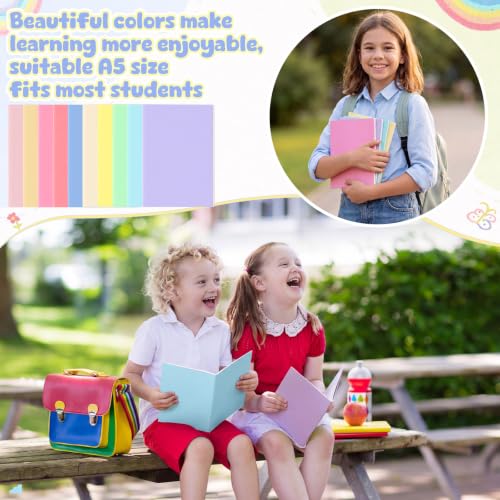 100 Pack A5 Composition Notebooks 5"x8" Wide Ruled Notebook (100 Count)