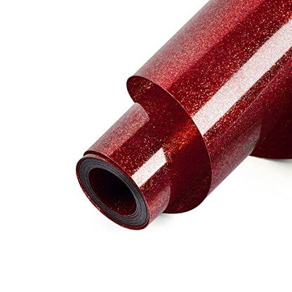 Red Glitter Heat Transfer Vinyl