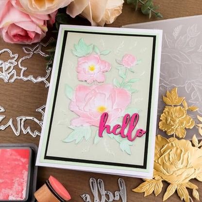 3D Embossing Folder and Metal Die Set for Card Making