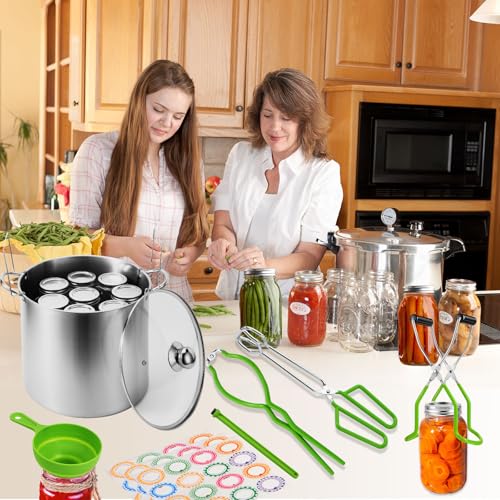 Canning Pot Water Bath Canner 20quart Stock Pot