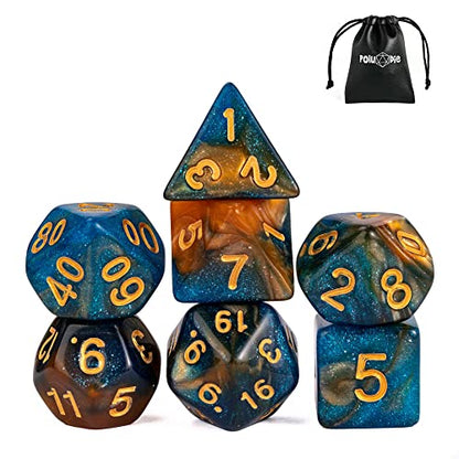 DND Dice Set D&D Polyhedral Dice for RPG (7 Count)