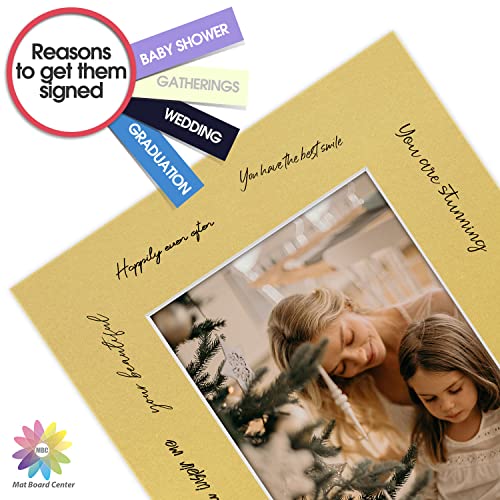 Mat Board Center 10 Pack 8x10 Photo Mats for 5x7 Picture