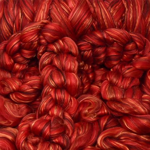 Merino Silk Luxe Tonal Designer Blend. Superfine Merino