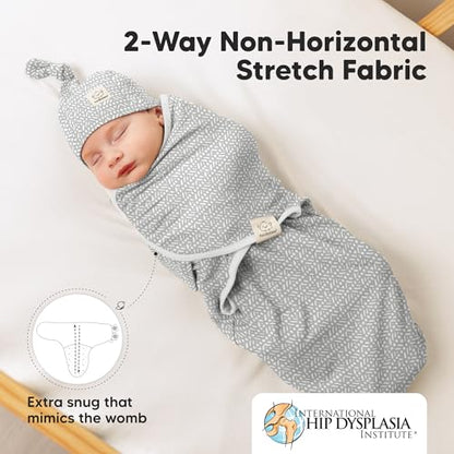 3pk Organic Swaddles for Newborns Girls (3 Count)