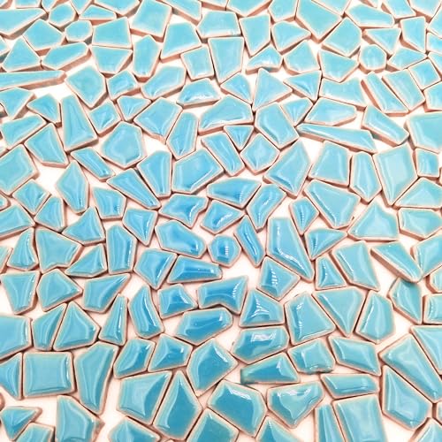 1.1LB Irregular Ceramics Mosaic Tiles (350 Count)