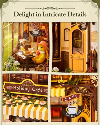 DIY Book Nook Kit Holiday Café