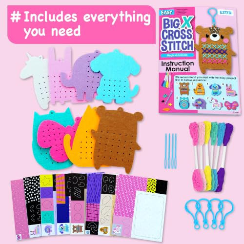 My First Cross Stitch Kit for Kids Ages 4