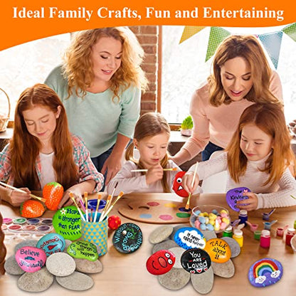 12PCS Large Rocks for Painting (12 Count)