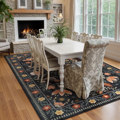 Washable 8x10 Area Rugs for Living Room Non Slip (80 Sq Ft)