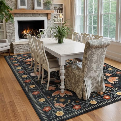 Washable 8x10 Area Rugs for Living Room Non Slip (80 Sq Ft)