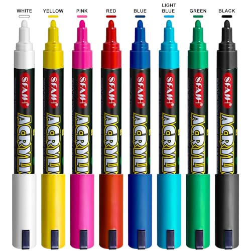 Acrylic Creative Markers (8 Count)