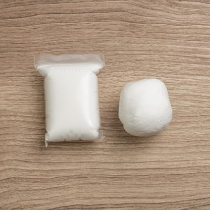 White Air Dry Foam Clay Total 8oz (24 Count)
