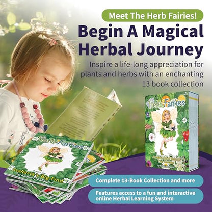 Herb Fairies 13 Plant Story Books Set (13 Count)