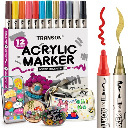 12 Colors Bold and Brush Dual (12 Count)