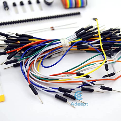 Project LCD 1602 Starter Kit for Raspberry Pi 4 3 2 Model B+ B Servo Motor Relay Beginner Small DIY Kit Compatible with Raspberry Pi 2b+ with PDF Guidebook User Manual