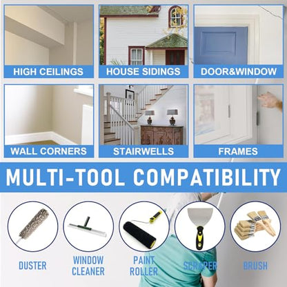 Multi Angle Paint Brush Extender for High Ceiling