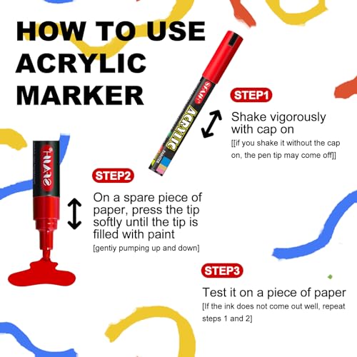 Acrylic Creative Markers (8 Count)