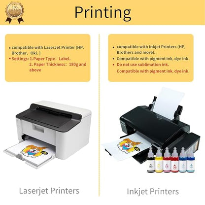 Iron on Heat Transfer Paper for Dark and Light T Shirts
