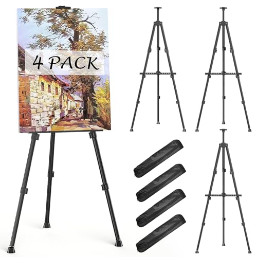 Easels for Painting Canvas (4 Count)