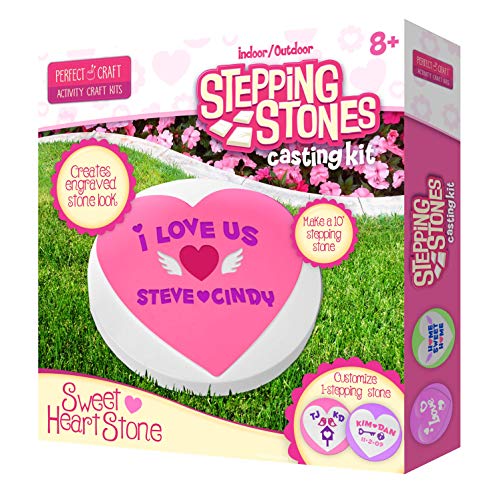 Sweetheart Customizable Stepping Stone Cast & Paint Kit with Perfect Cast Casting Material