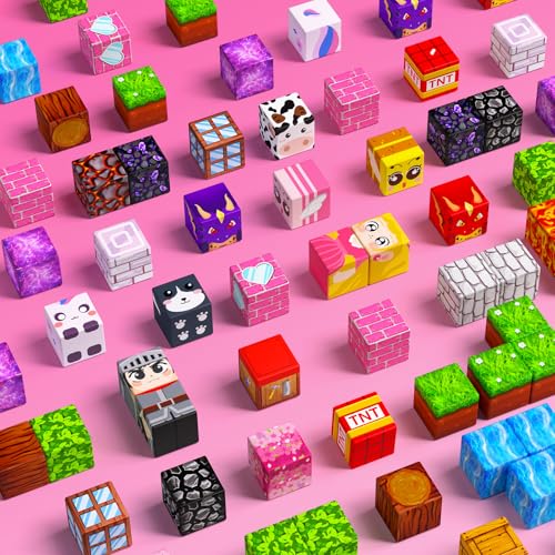 100PCS Magnetic Blocks for Girls (100 Count)