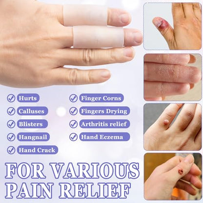 6pcs Silicone Finger Sleeves (6 Count)