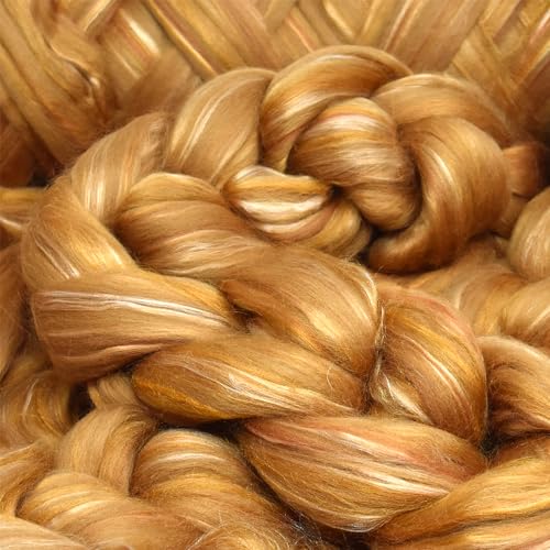Merino Silk Luxe Tonal Designer Blend. Superfine Merino