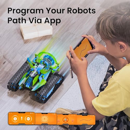 Robot Car Building Kit with Remote Control STEM Gift for Boys 8 (662 Count)