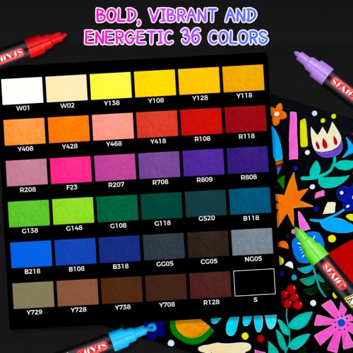 Acrylic Creative Markers (36 Count)