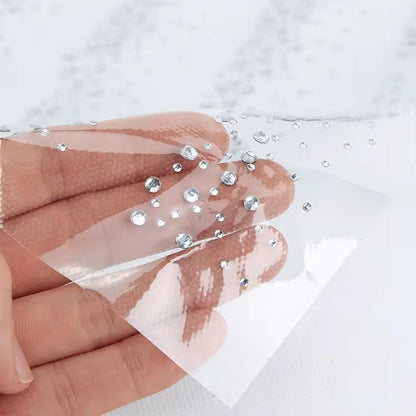 Blinginbox Hotfix Tape,Hot Fix Rhinestones Transfer Film Paper Iron on Rhinestones Transfer Paper.(16ft*12.6in)
