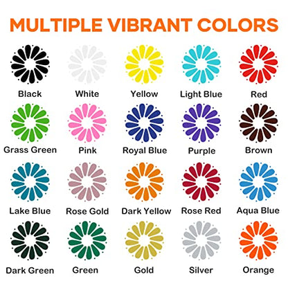 HTV Heat Transfer Vinyl Bundle (20 Count)