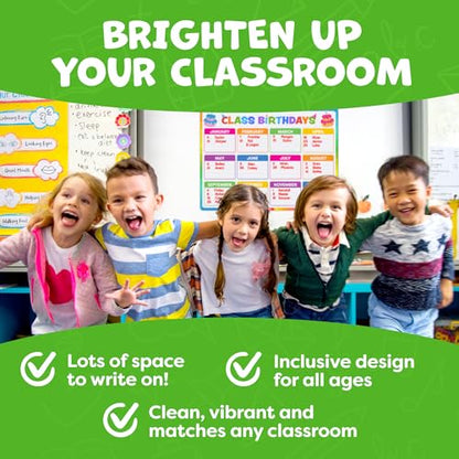 2pc Happy Birthday Poster for Classroom (2 Count)